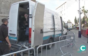 El equipo técnico de Onda Cádiz preparando el dispositivo especial de la Semana Santa 2026. 