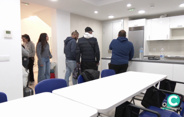 Imagen de este miercoles interior del centro renovado