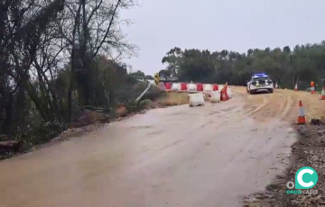 Las intensas lluvias han afectado las vias de tránsito gaditanas