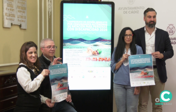 Organizadores y autoridades durante la presentación del acontecimiento este miércoles en el Ayuntamiento