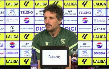 Imanol Idiakez: "Una de las claves va a ser intentar que Las Palmas domine lo menos posible el balón".