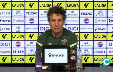 Imanol Idiakez ha comparecido este jueves ante los medios de comunicación.