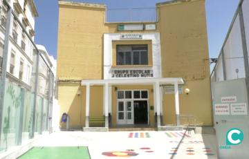 Fachada del colegio Celestino Mutis.