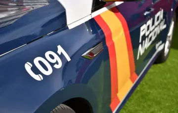 Coche de la Policía Nacional. 