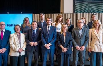 Autoridades tras el acto celebrado en la capital madrileña