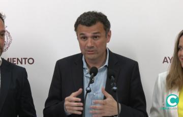 Bruno García, en rueda de prensa. 