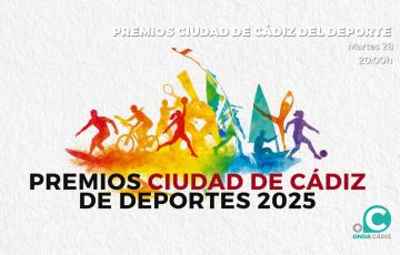 Imagen que ilustra la Gala de entrega de los Premios Ciudad de Cádiz del Deporte 2025.