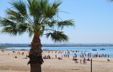 Vista del espacio litoral puertorrealeño en una imagen de archivo