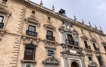 Fachada de la Real Chancillería de Granada, sede del TSJA.