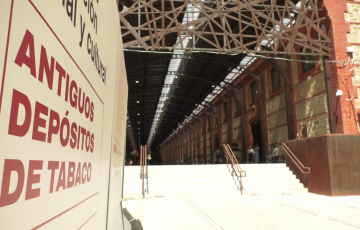 Acceso a los nuevos equipamientos durante la jornada de puertas abiertas