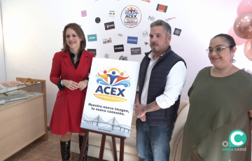 El novedoso logotipo presentado este miércoles con representación municipal en el acto