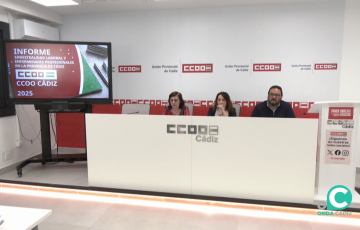 Un momento de la presentación de la estadística este lunes en rueda de prensa