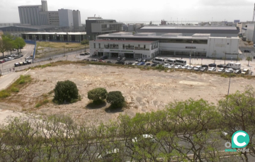 Espacio donde se levantarán la nueva promoción en el barrio de extramuros