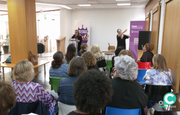 Un momento del acto celebrado este martes con la presencia de público que no faltó durante su desarrollo