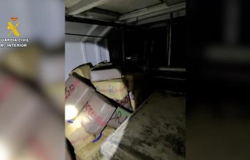 Droga incautada en un pesquero en Sanlúcar.