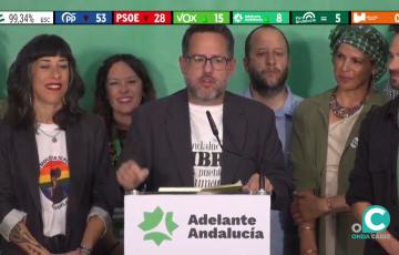 José Ignacio García, candidato de Adelante Andalucía al Parlamento andaluz. 