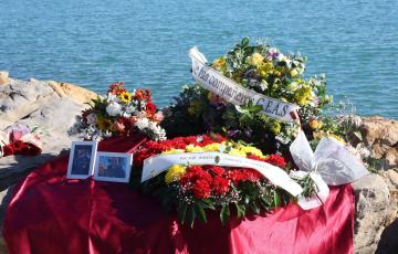  Ofrenda floral en homenaje a los guardias civiles fallecidos Barbate en 2024