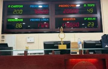 Imagen del bingo clandestino desmantelado en Barbate.