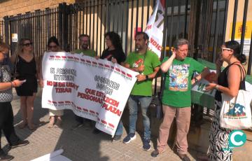 Movilización del sindicato Ustea.