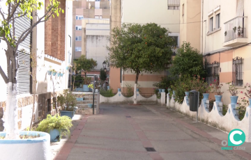 Uno de los patios de las viviendas de la zona donde se procederá proximamente