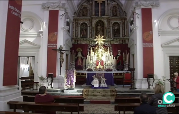 Interior del templo de San José en la capital gaditana