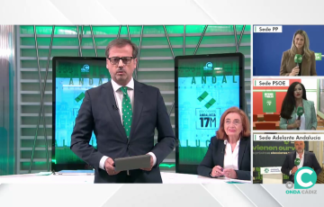 El espacio contó con distintas conexiones en los partidos políticos en la noche electoral
