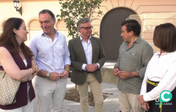 El portavoz, Manuel Gavira, este miércoles en la capital gaditana