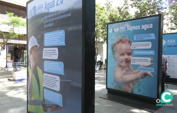 Los paneles permanecerán hasta el 8 de junio cuando se desplacen hasta otra provincia de Andalucía