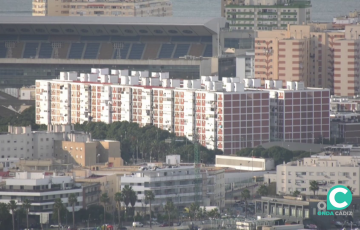 Imagen urbana de la zona de extramuros de Cádiz