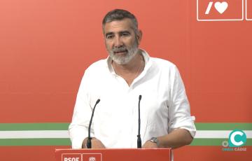 El vicesecretario general del PSOE en Cádiz y portavoz en la Diputación Javier Pizarro