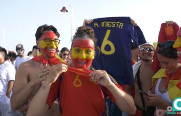 Cádiz se vuelca con La Roja en la Final del Mundial.