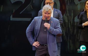 El presidente de la Asociación de Antifaces de Oro, Antonio Rivas.