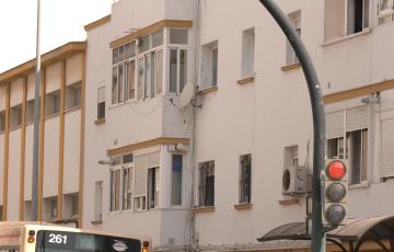 Imagen de la finca afectada en la avenida Lacave 