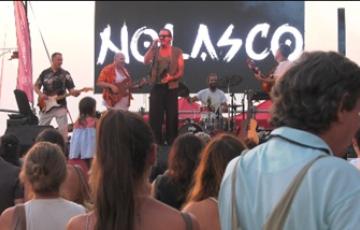 Mucho público disfruto de los recitales en la zona de la playa