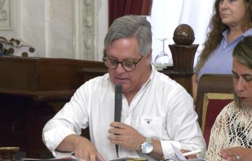El portavoz del PSOE de Cádiz, Óscar Torres 
