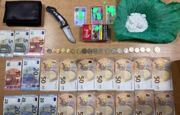 Droga y dinero intervenido en la localidad gaditana