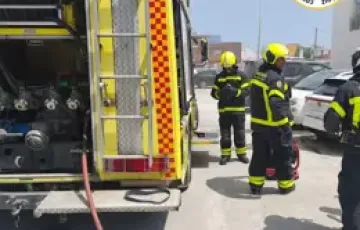 Bomberos en una imagen de archivo