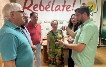 Reunión CCOO, UGT e IU