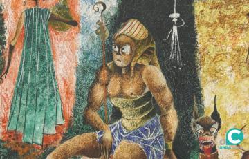 Una de las obras de Lorenzo Cherbuy 