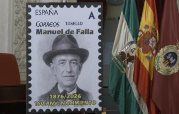 El compositor Manuel de Falla tiene su sello en el 150 aniversario de su nacimiento.