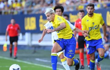 Cristian Gutiérrez se lesionaba ante la UD Las Palmas (Foto: Cádiz CF)