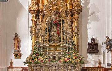 La imagen visitará a las Hermandas de la Cruz y pasará por calles cercanas al templo castrense