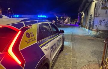 Un vehículo de la Policía Local de la localidad gaditana