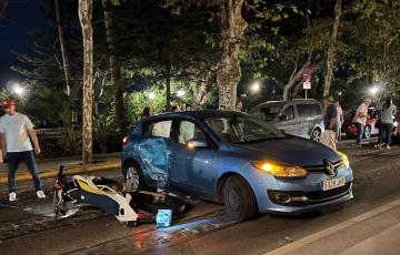 El herido ha sido trasladado al hospital Puerta del Mar consciente aunque con heridas de gravedad