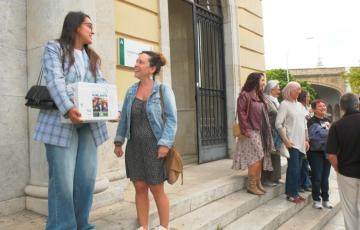 Adelante Andalucía entrega los avales de su candidatura por Cádiz de cara a las elecciones generales.