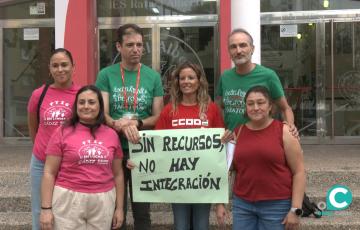 Nueva concentración a las puertas del IES Alberti.