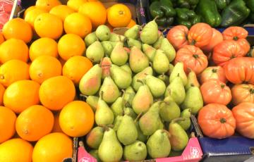 Frutas en el mercado