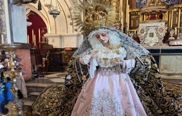 Imagen de la María del Rosario en sus Misterios Dolorosos