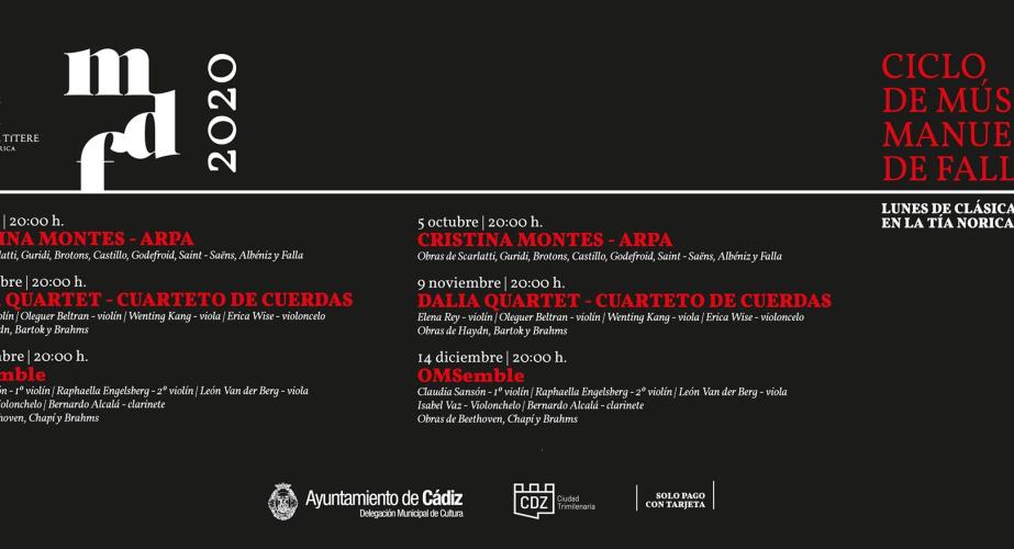 Ciclo de música manuel de falla: cristina montes - arpa