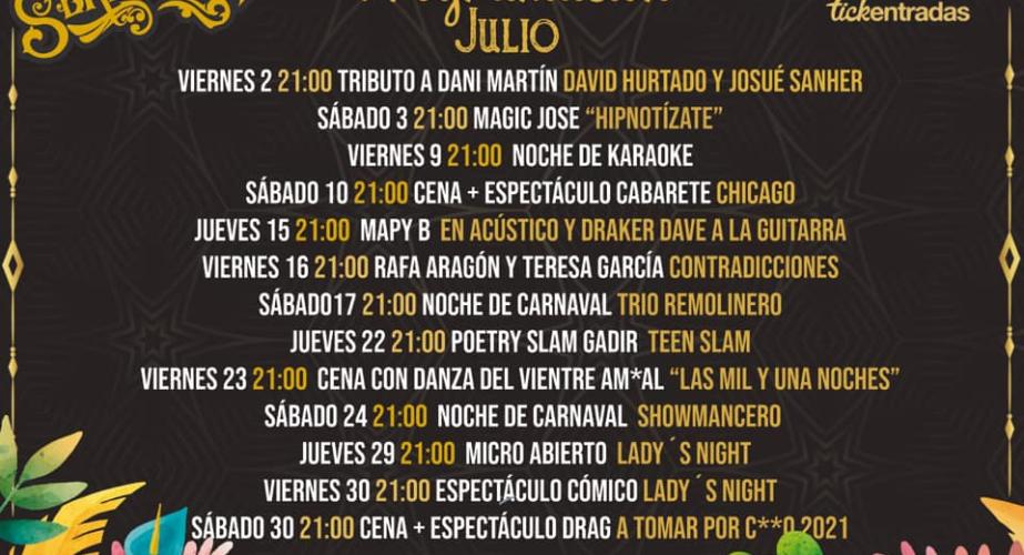 Programación julio en serendipia